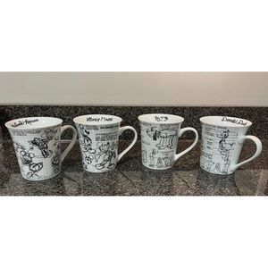 90 Years of Magic Disney Mickey Minnie Pluto Donald Duck Sketch Book Coffee Mug